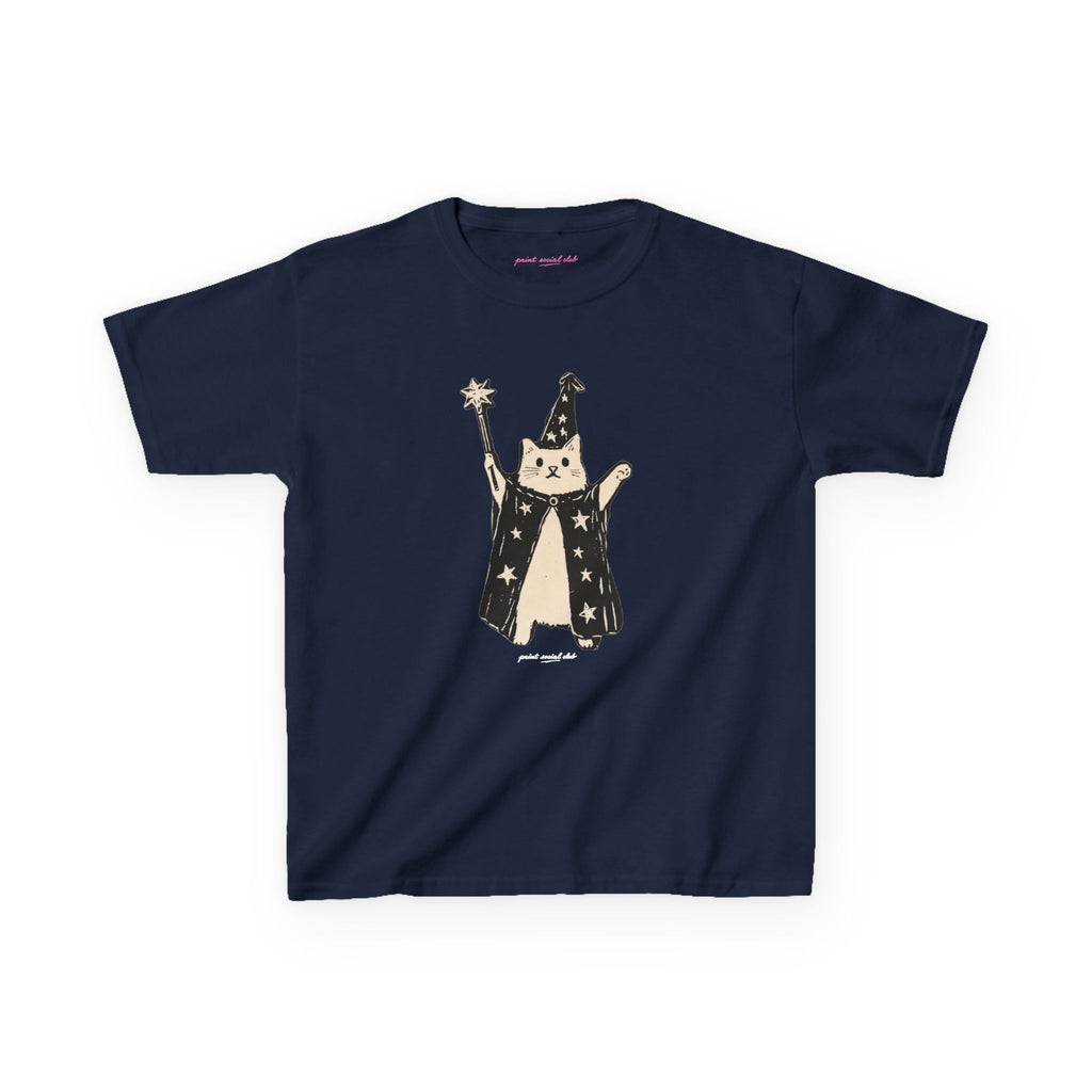 Wizard Cat Baby Tee, front