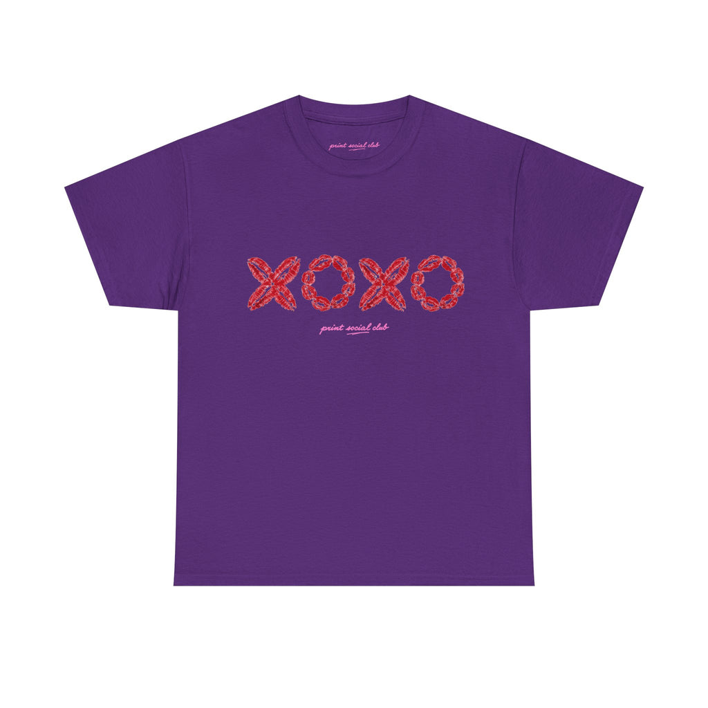 XOXO Classic Tee in Purple, front