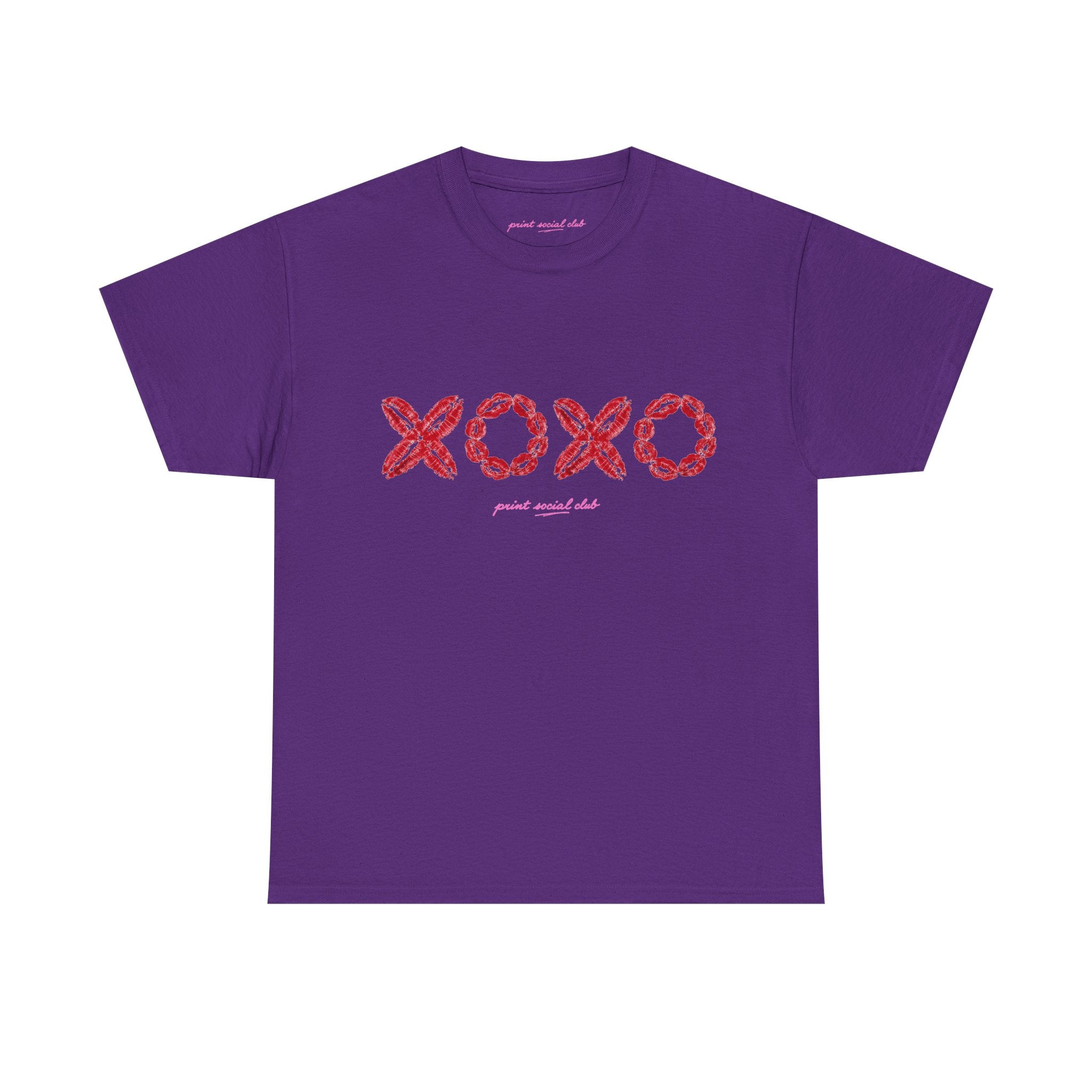 XOXO Classic Tee in Purple, front