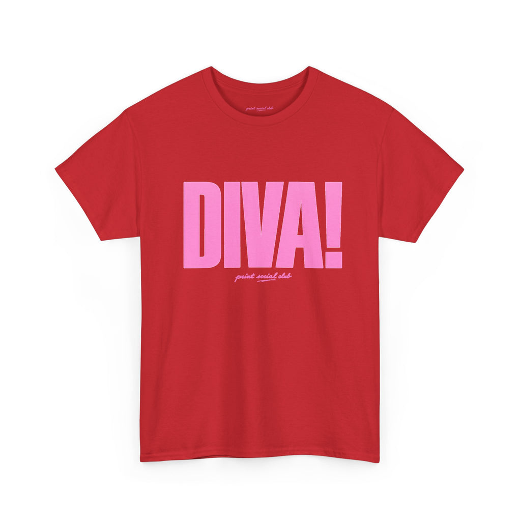DIVA! Classic Tee, front
