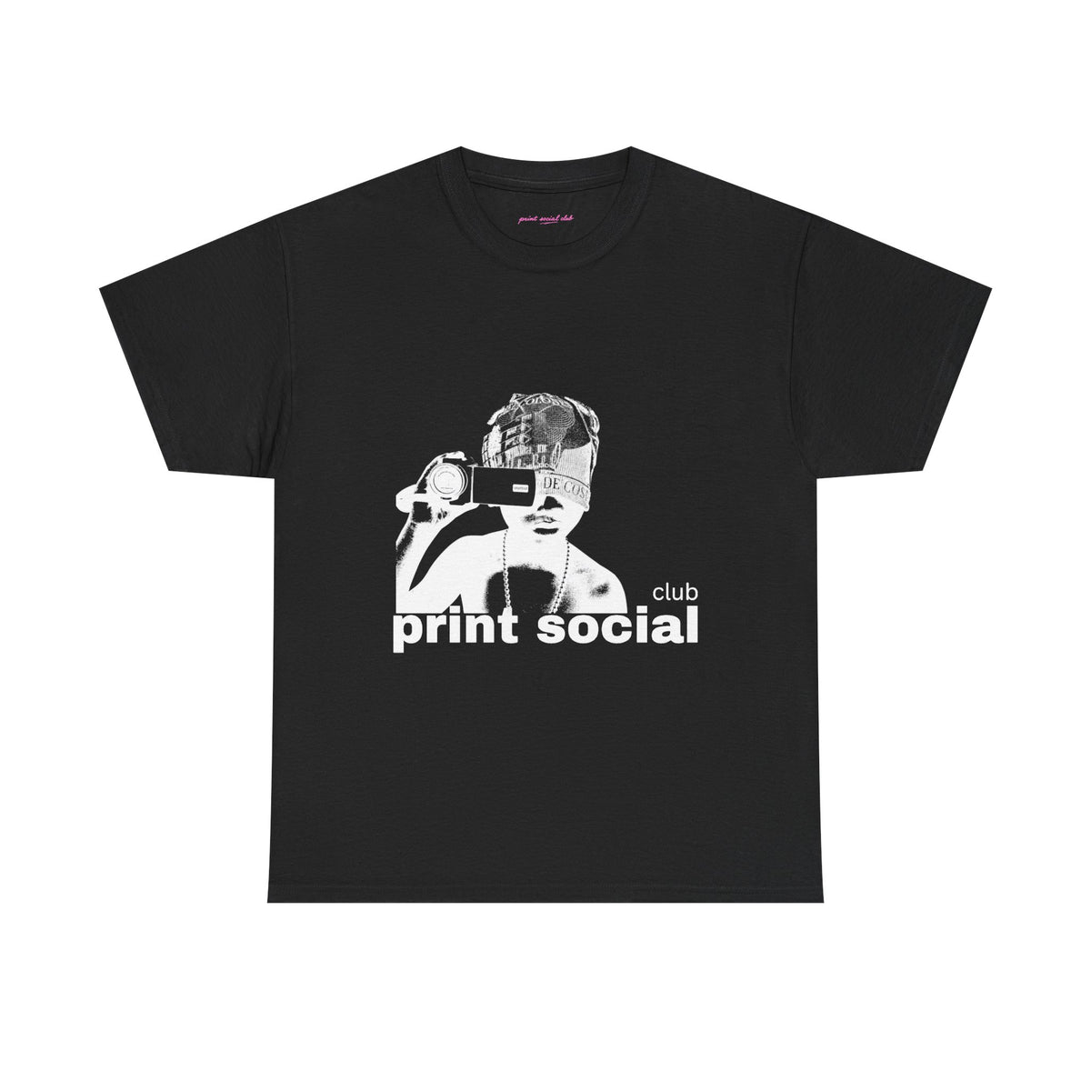 Camera Kid Classic Tee in Black, front