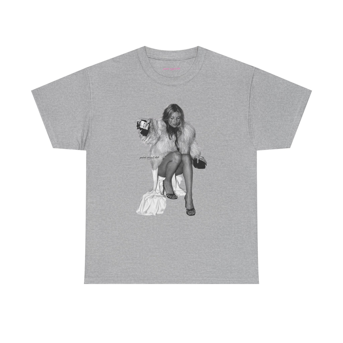 Moss Classic Tee in Sport Grey, front