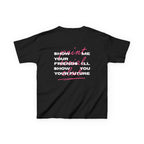 Friends Baby Tee in Black, front