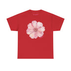 He Sent Flowers Classic Tee in Red, front