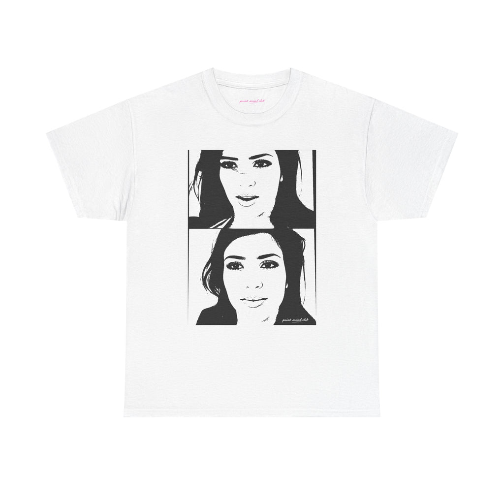 Kim2016 Classic Tee in White, front