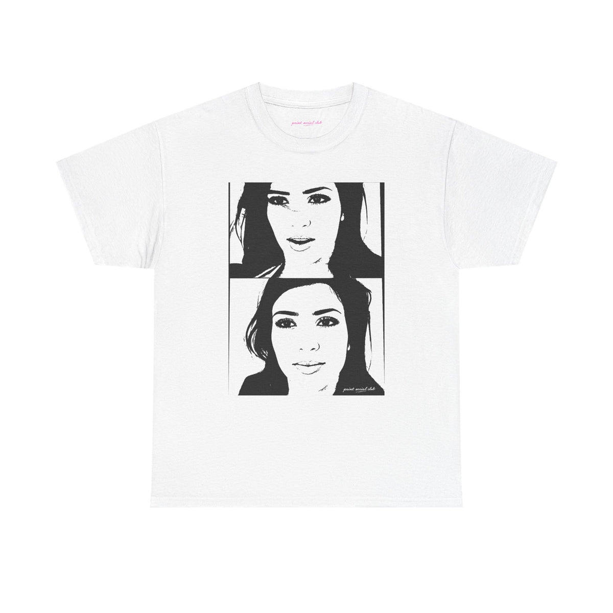 Kim2016 Classic Tee in White, front