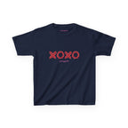 XOXO Baby Tee in Navy, front