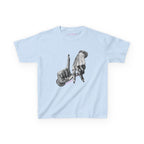 LA Baby Tee in Light Blue, front