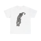 Leopardess Classic Tee in White, front