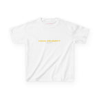 Local Celebrity Baby Tee in White, front