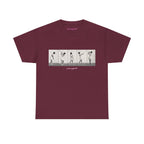 PSC Golf Club Classic Tee in Maroon, front