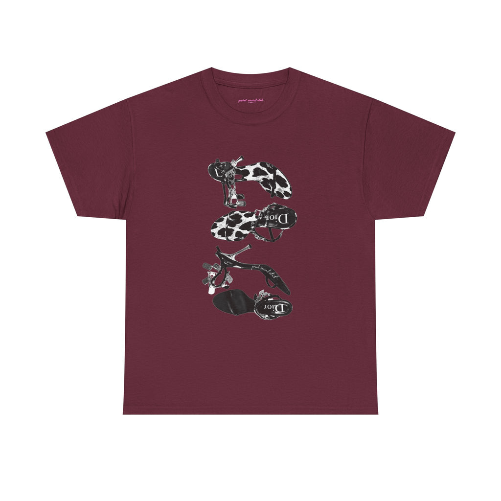 Heels Classic Tee in Maroon, front
