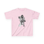 Moss Baby Tee in Light Pink, front