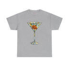 Pumpkin Martini Classic Tee in Sport Grey, front