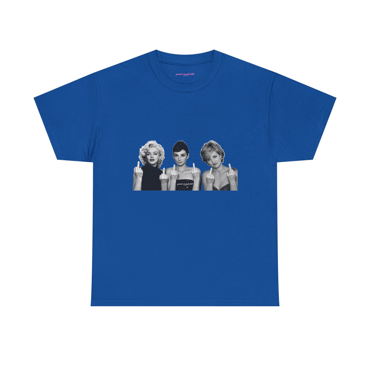 Iconic 3 Classic Tee in Royal, front