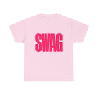 SWAG Classic Tee in Light Pink, front