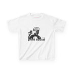 Camera Kid Baby Tee in White, front