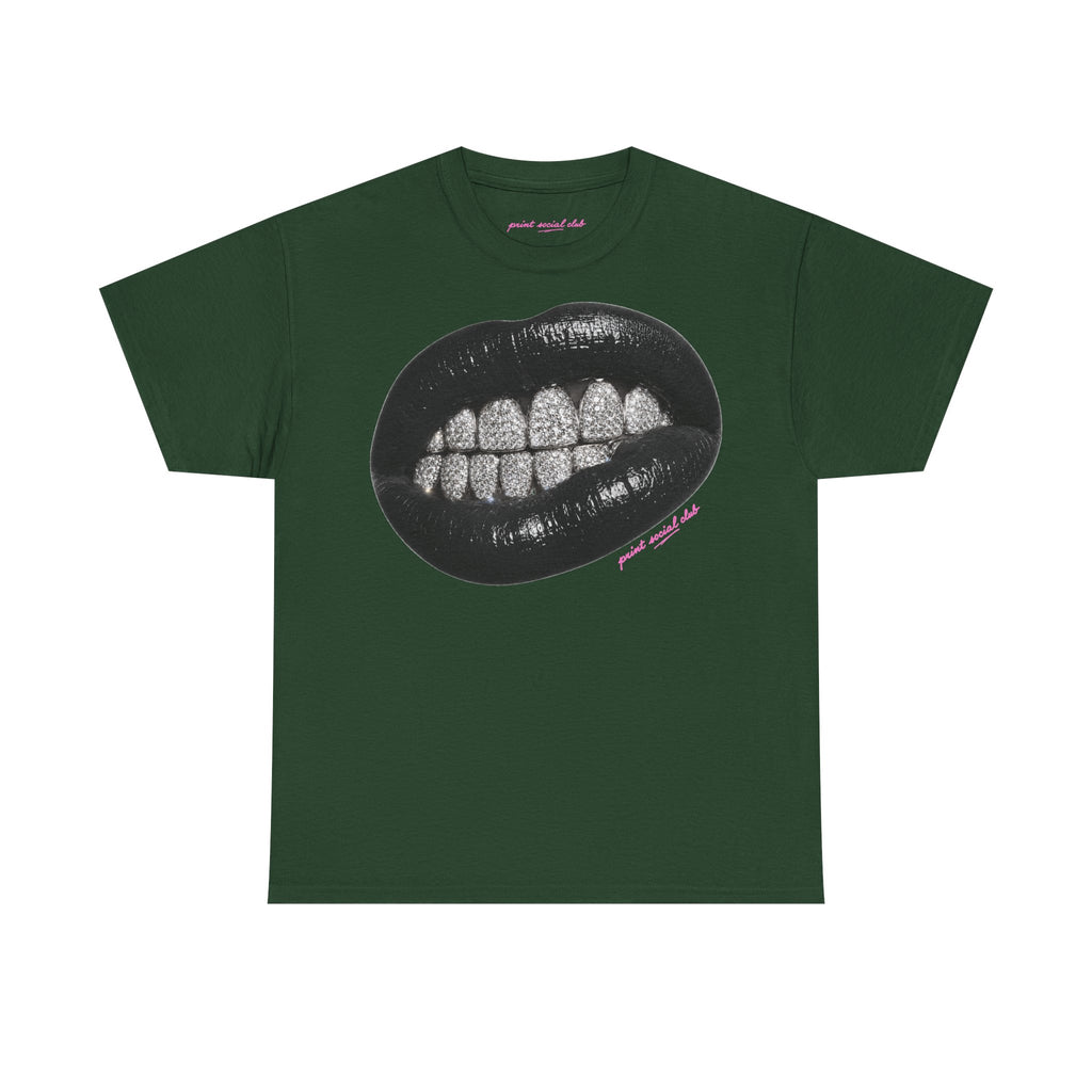 Grrr Classic Tee in Forest Green, front