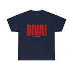 DIVA! Classic Tee in Navy, front