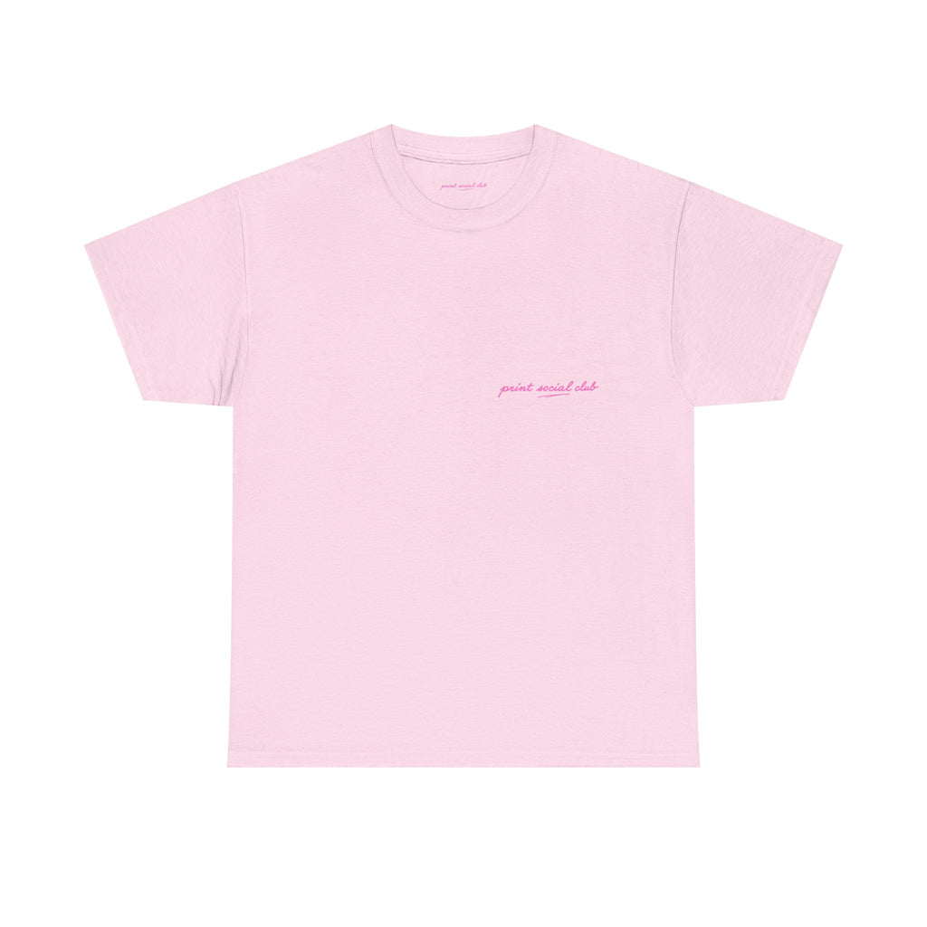 LNF Classic Tee in Light Pink, front