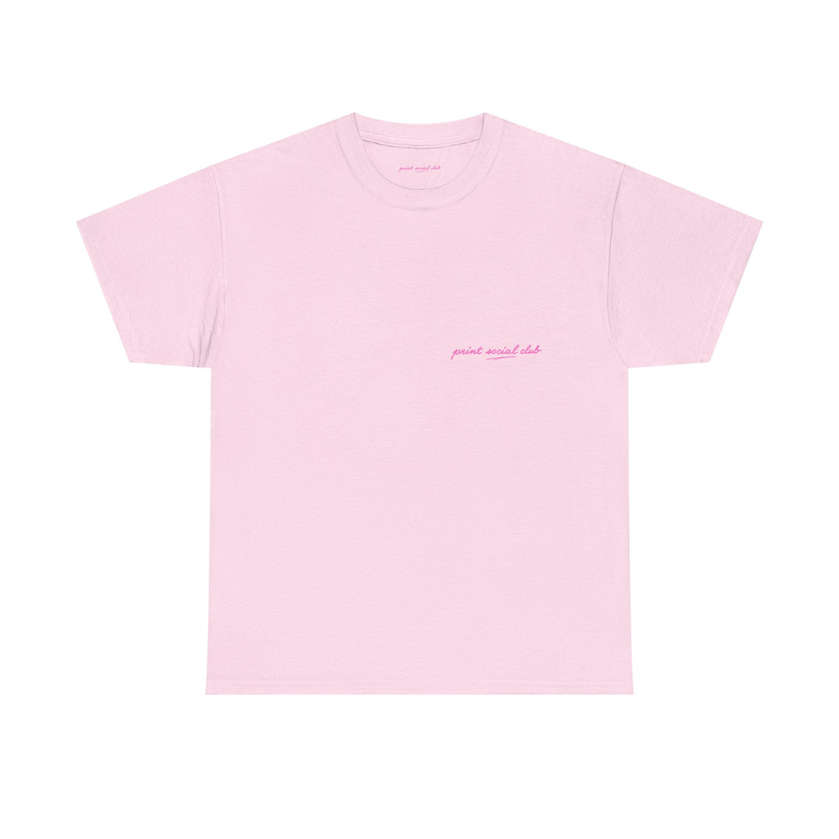 LNF Classic Tee in Light Pink, front