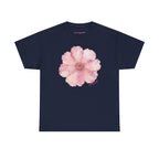 He Sent Flowers Classic Tee in Navy, front