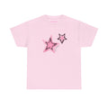 Shooting Stars Pink Classic Tee in Light Pink, front