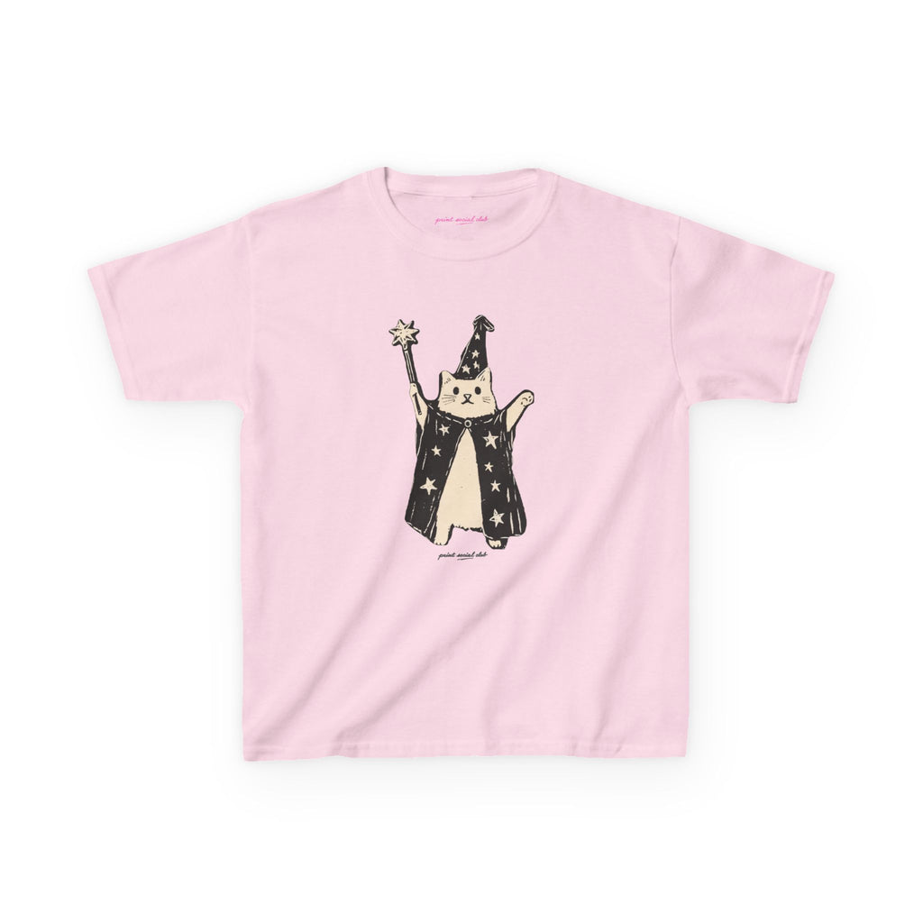 Wizard Cat Baby Tee, front