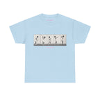 PSC Golf Club Classic Tee in Light Blue, front