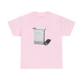 Smoking Kills Classic Tee in Light Pink, front