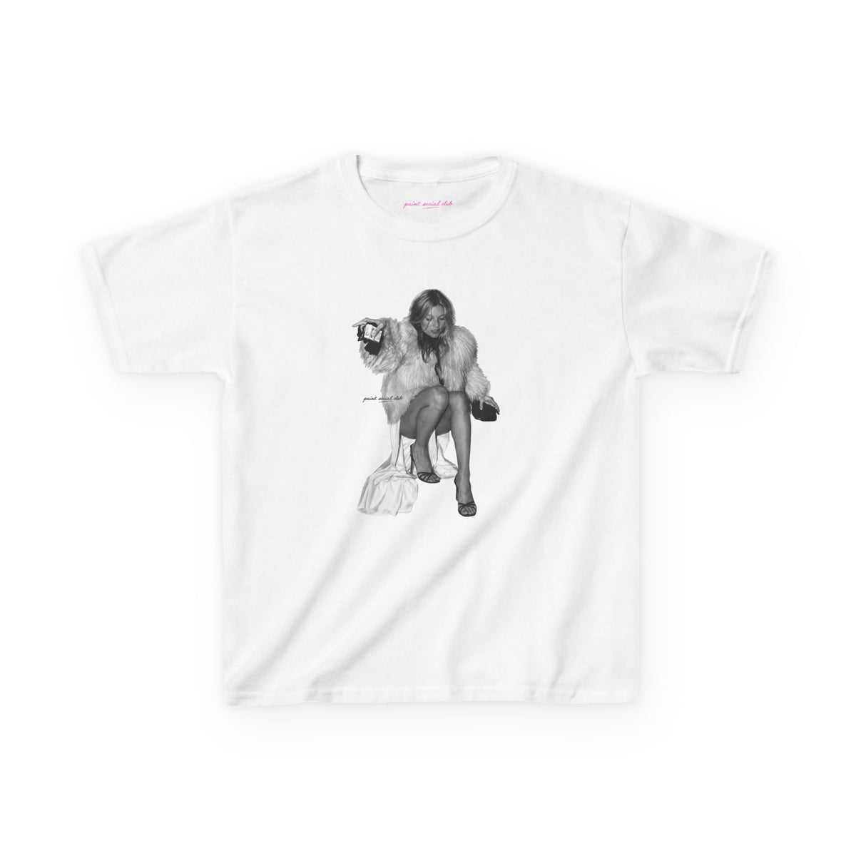 Moss Baby Tee, front