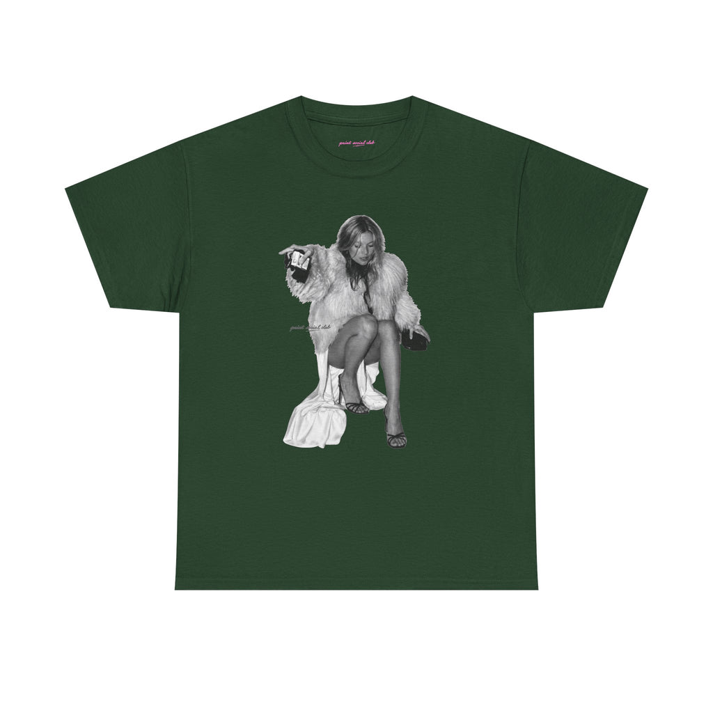 Moss Classic Tee in Forest Green, front