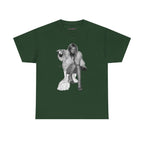 Moss Classic Tee in Forest Green, front
