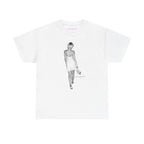 Heels in Hand Classic Tee in White, front