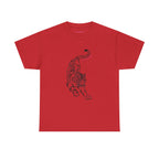 Stretching Classic Tee in Red, front