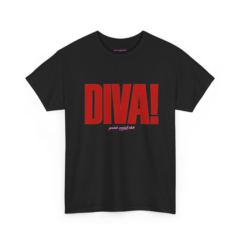 DIVA! Classic Tee, front