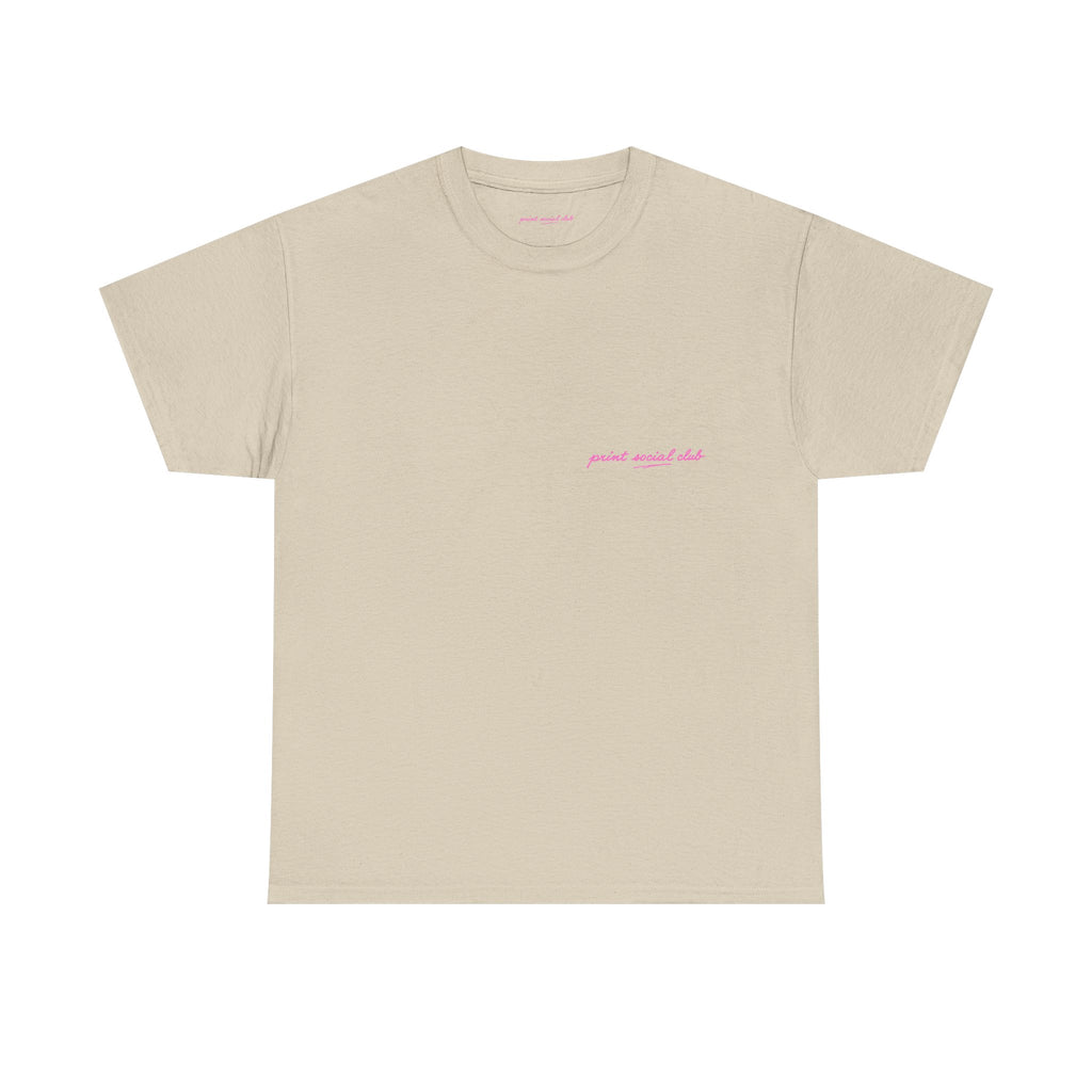 LNF Classic Tee in Sand, front