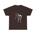 Skeleton Dog Classic Tee in Dark Chocolate, front