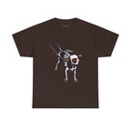 Skeleton Dog Classic Tee in Dark Chocolate, front