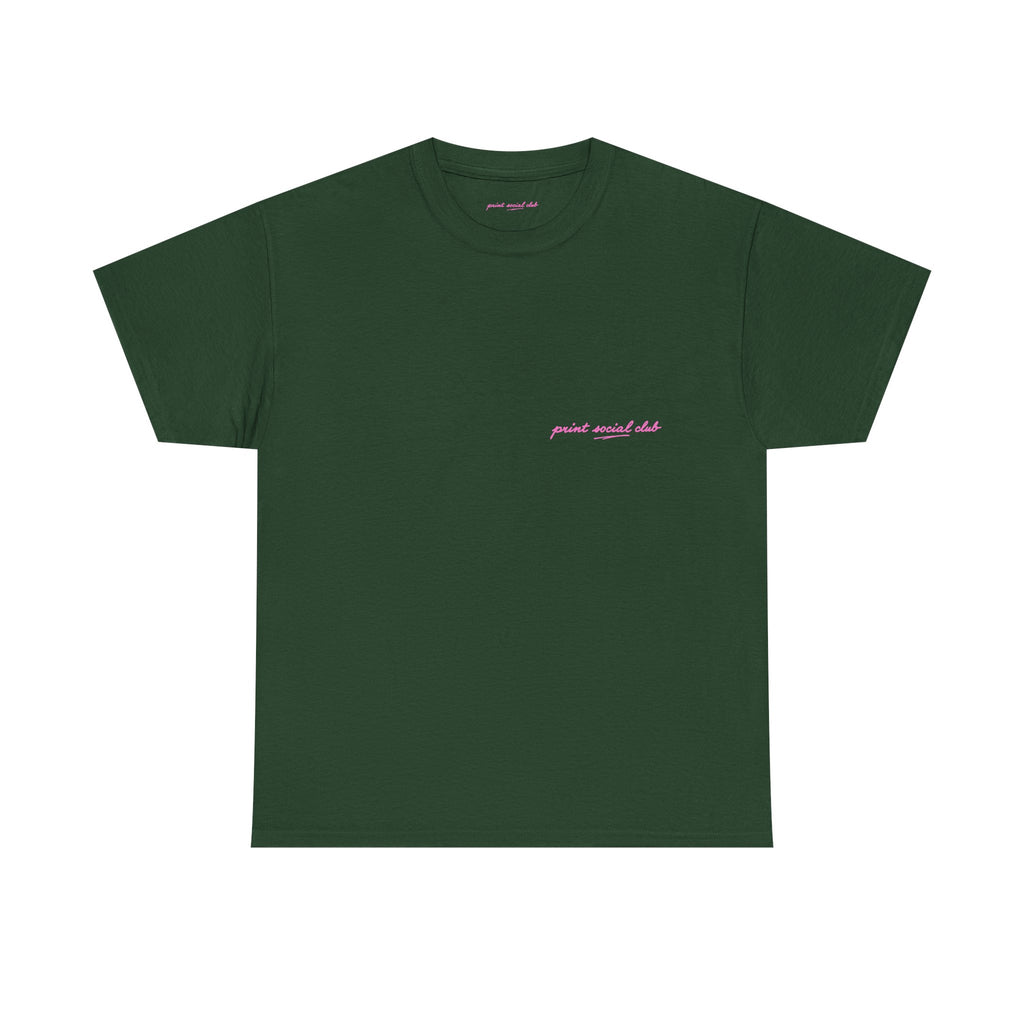 LNF Classic Tee in Forest Green, front