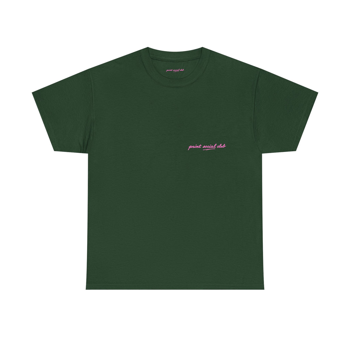 LNF Classic Tee in Forest Green, front