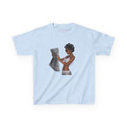 News Baby Tee in Light Blue, front