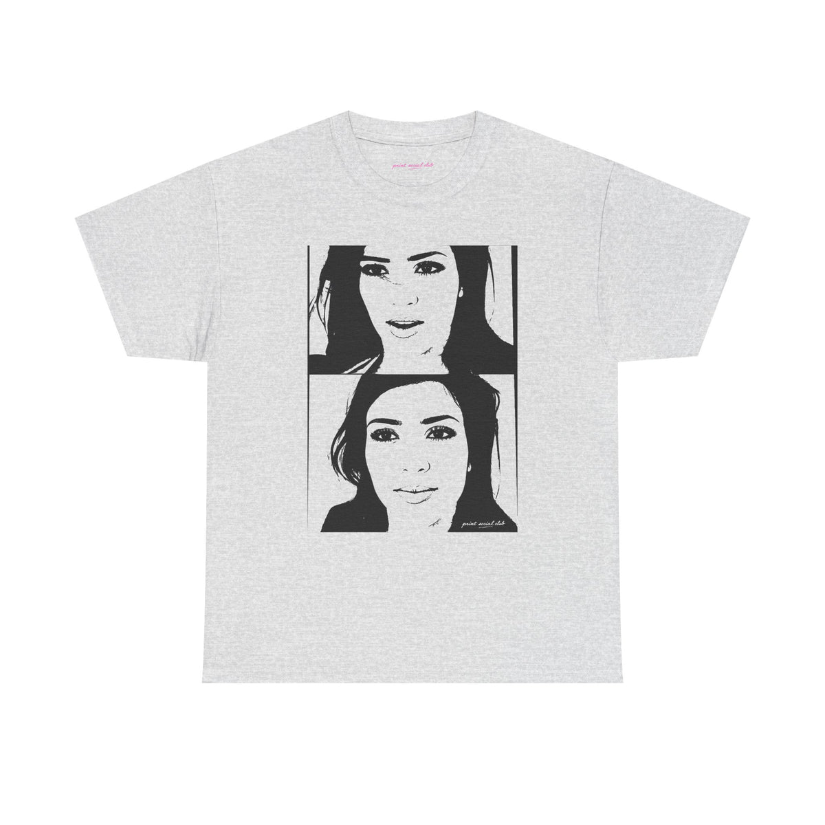 Kim2016 Classic Tee in Ash, front