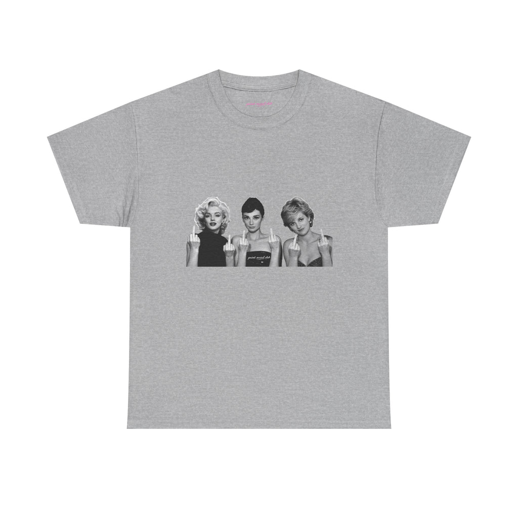 Iconic 3 Classic Tee in Sport Grey, front