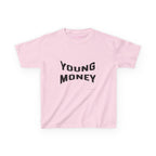 Young Money Baby Tee in Light Pink, front