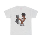 News Classic Tee in Ash, front