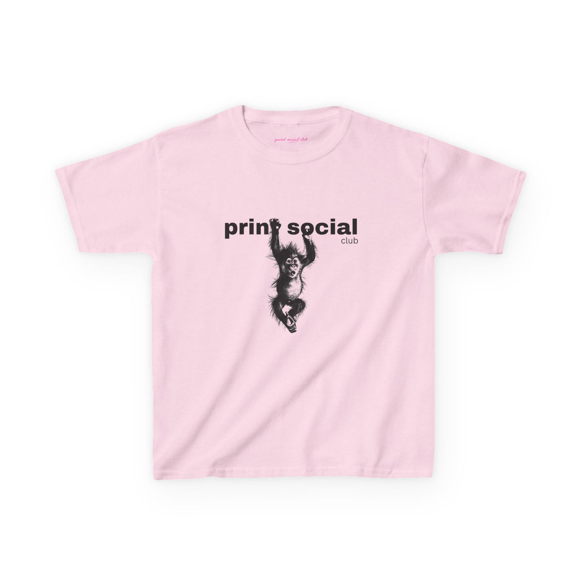 Save Wild Monkeys Baby Tee, front