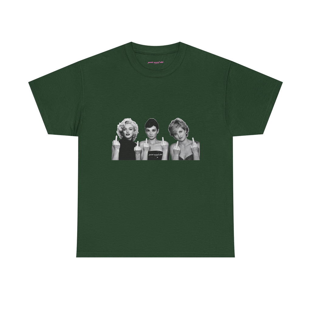 Iconic 3 Classic Tee in Forest Green, front
