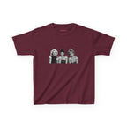 Iconic 3 Baby Tee in Maroon, front