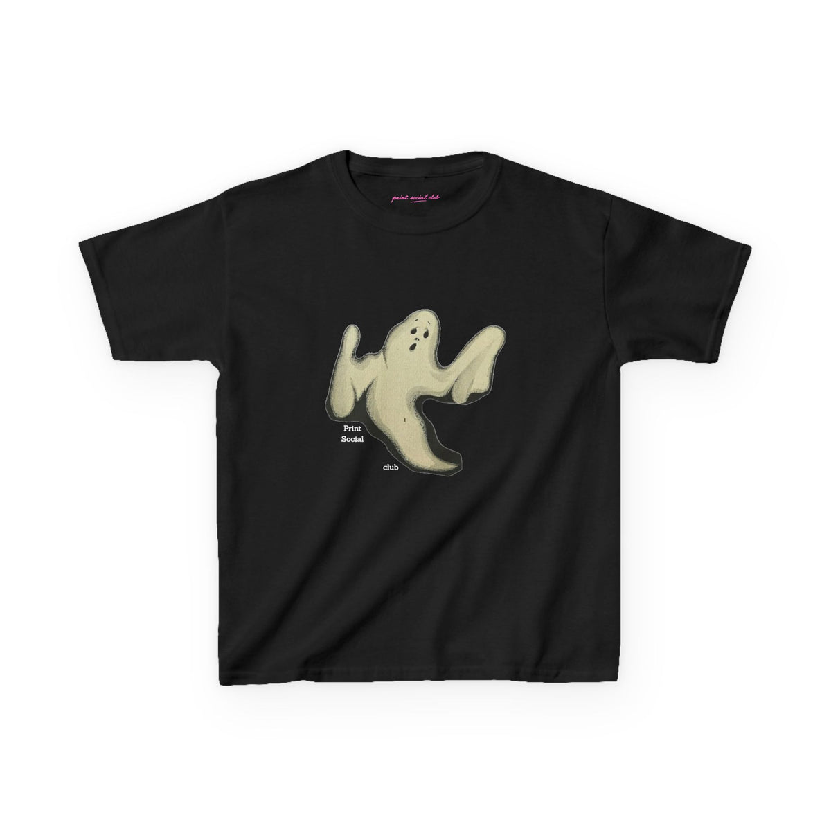Boo Baby Tee in Black, front
